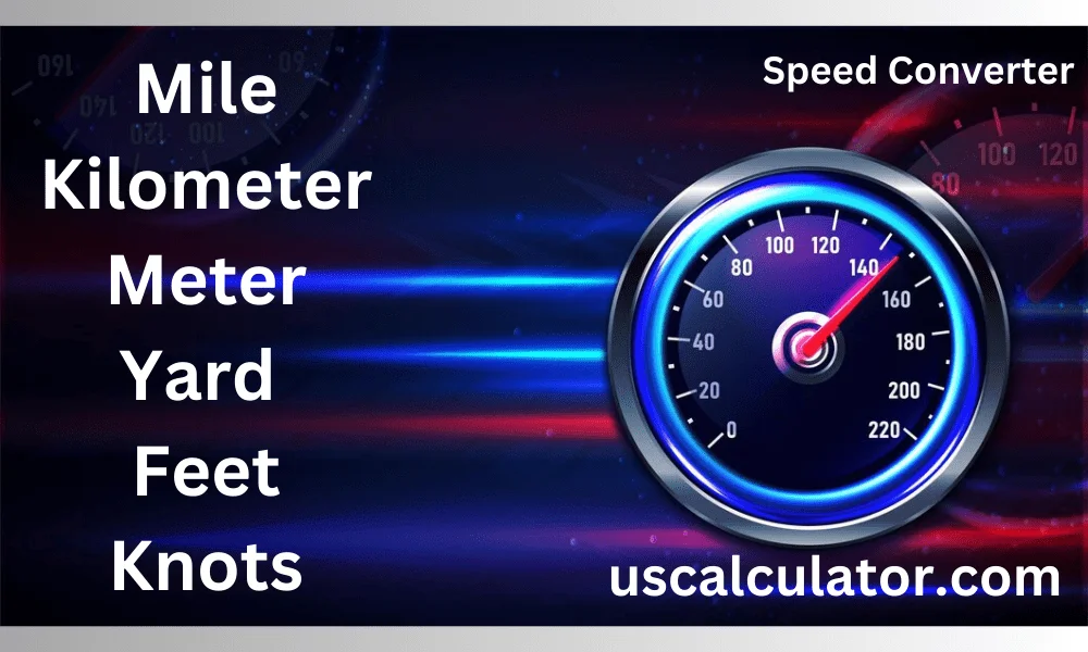 us calculator Speed Converter